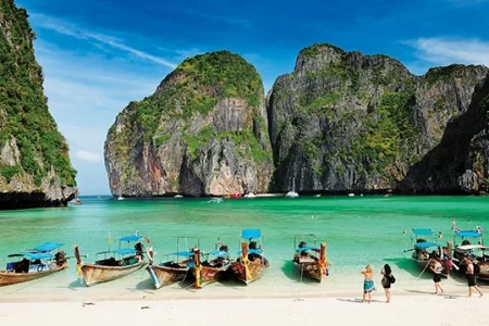 Phi Phi, Khai & Maiton Island by Speed boat  Phi Phi, Khai &#038; Maiton Island by Speed boat Header 450x300