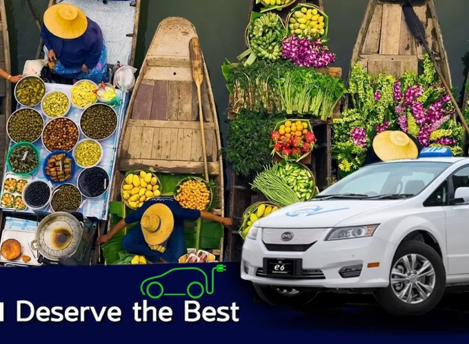 100% Electric Bangkok Don Muang Airport Transfer (Eco Friendly)