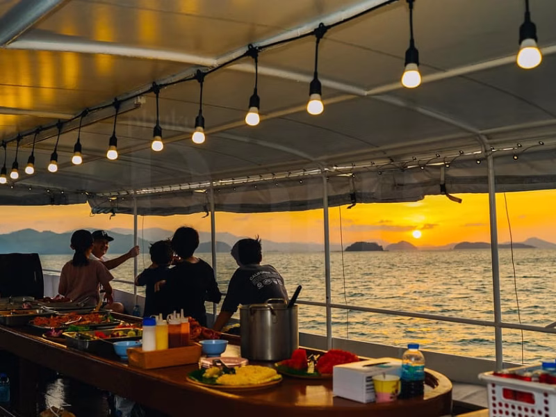 Sunset Seafood Dinner Cruise in Phang Nga Bay by Big Boat