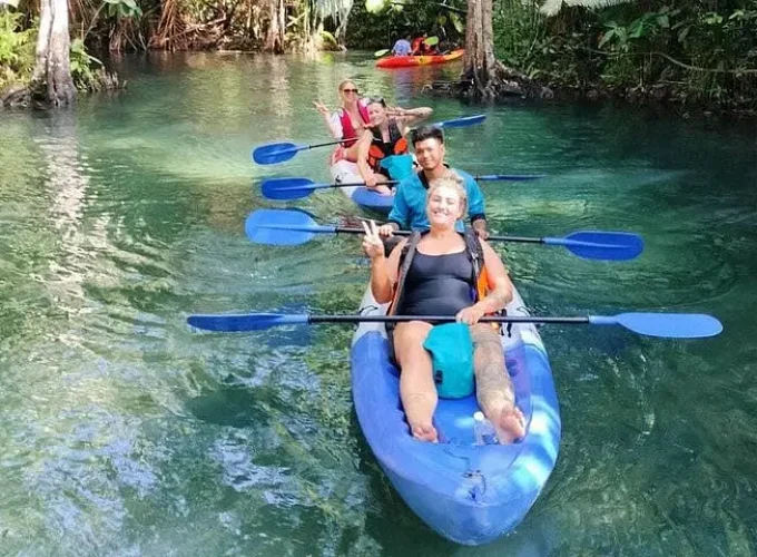 Kayaking at Krabi Crystal lagoon