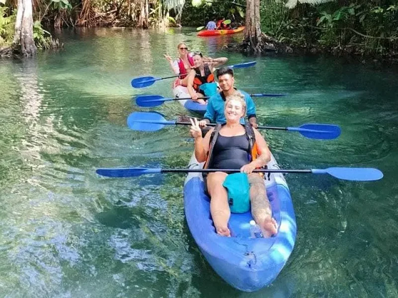 Kayaking at Krabi Crystal lagoon