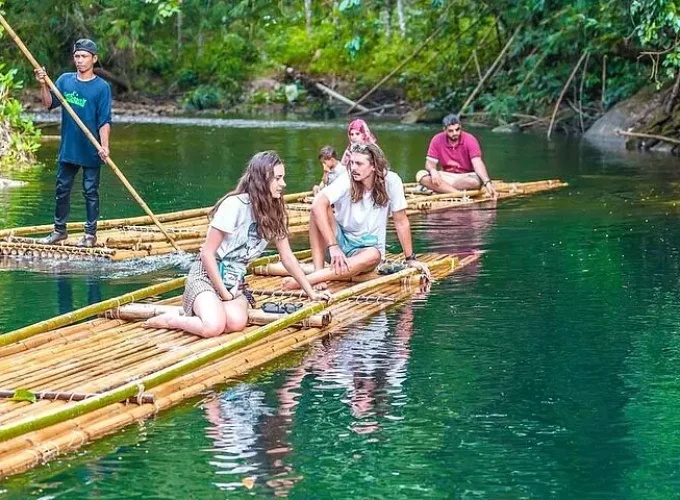 Phuket’s Best Bamboo Rafting Tour: Temples, Turtles, & Treks