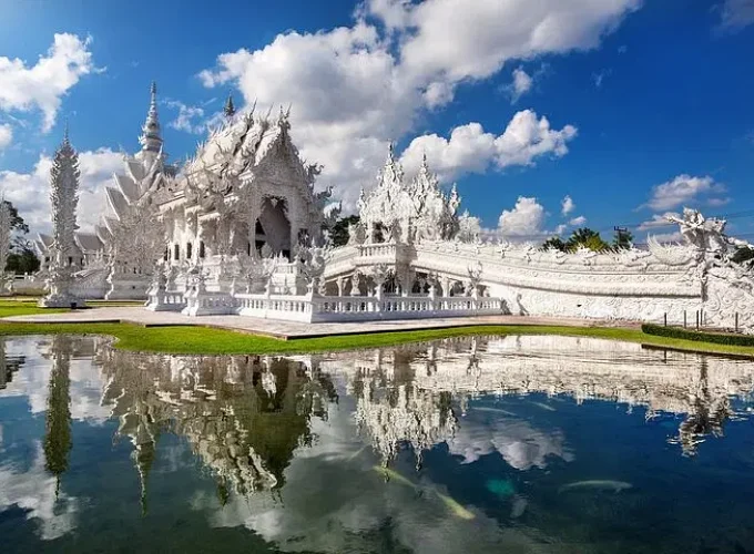 Explore Chiang Mai: White & Blue Temples, Black Museum, Long Neck Village & Golden Triangle